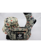 pack de gorro 57 cm,calceti y RIÑONERA