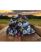 gorro negro planetas,festivales,conjuntado calcetines, Ocommers