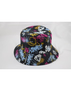 gorro negro planetas,festivales,conjuntado calcetines, Ocommers