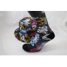 gorro negro planetas,festivales,conjuntado calcetines, Ocommers