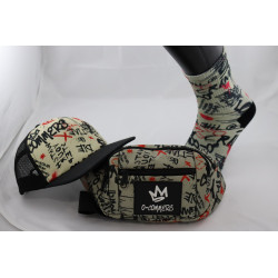 pack gorras calcetines riñoneras a juego. ocommers