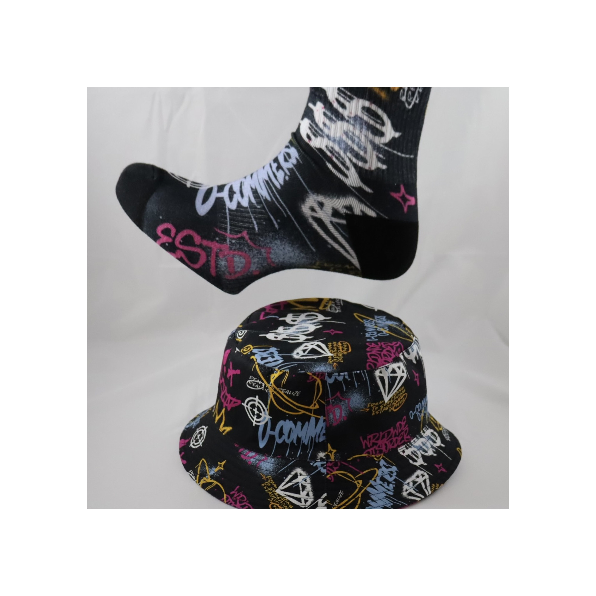 GORROS CALCETINES MOLONES COJUNTO